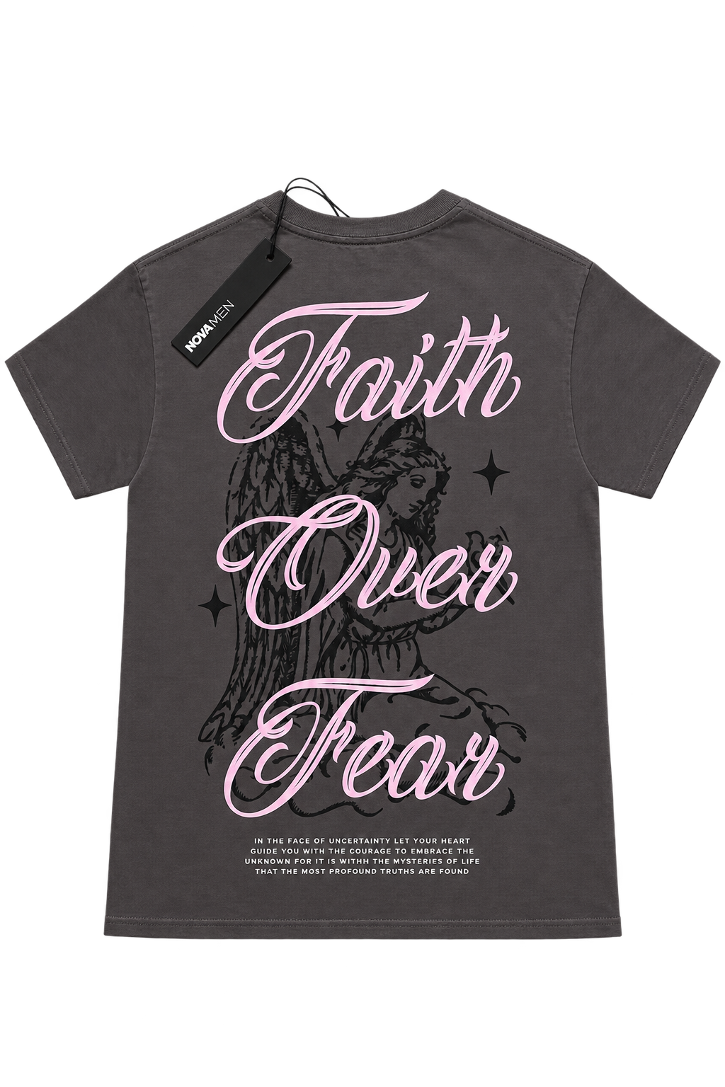 T-Shirt Slim Faith Over Fear