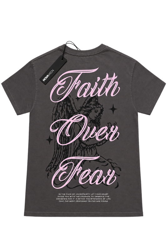 T-Shirt Slim Faith Over Fear