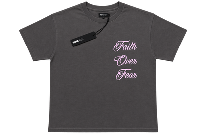 T-Shirt Slim Faith Over Fear